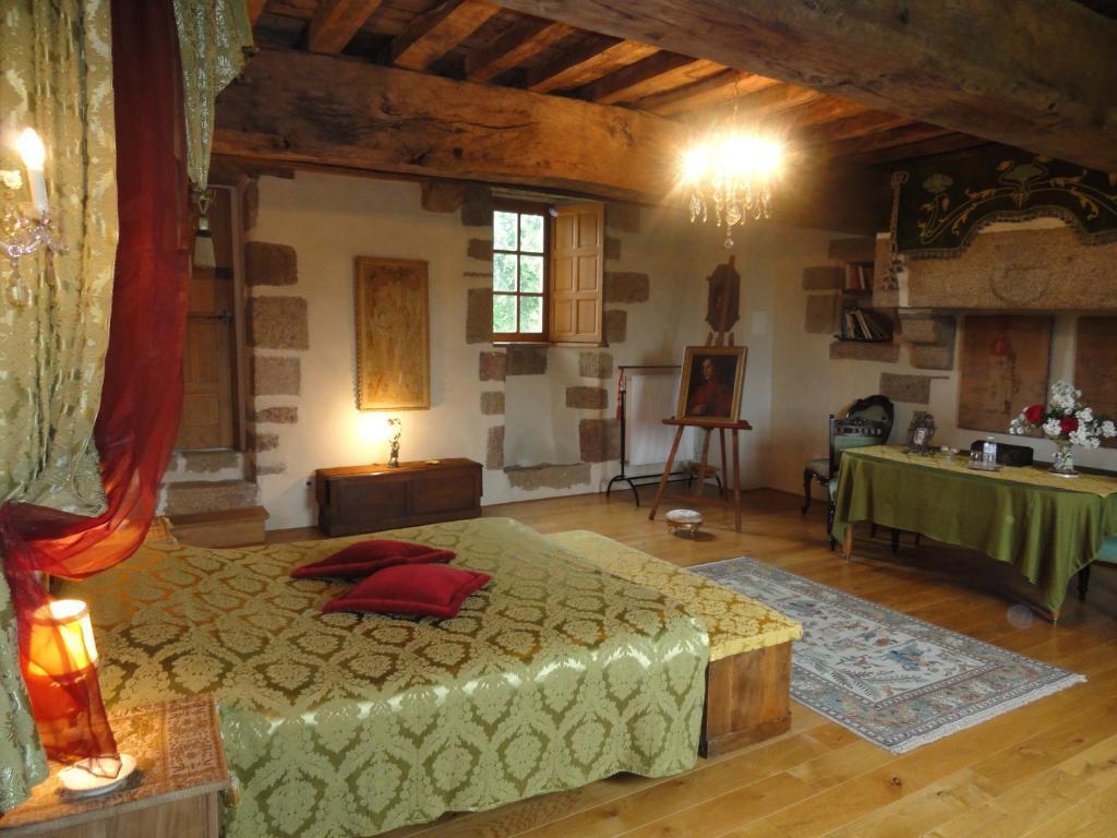 Bed and Breakfast Manoir De La Branche Maen Roch Zimmer foto